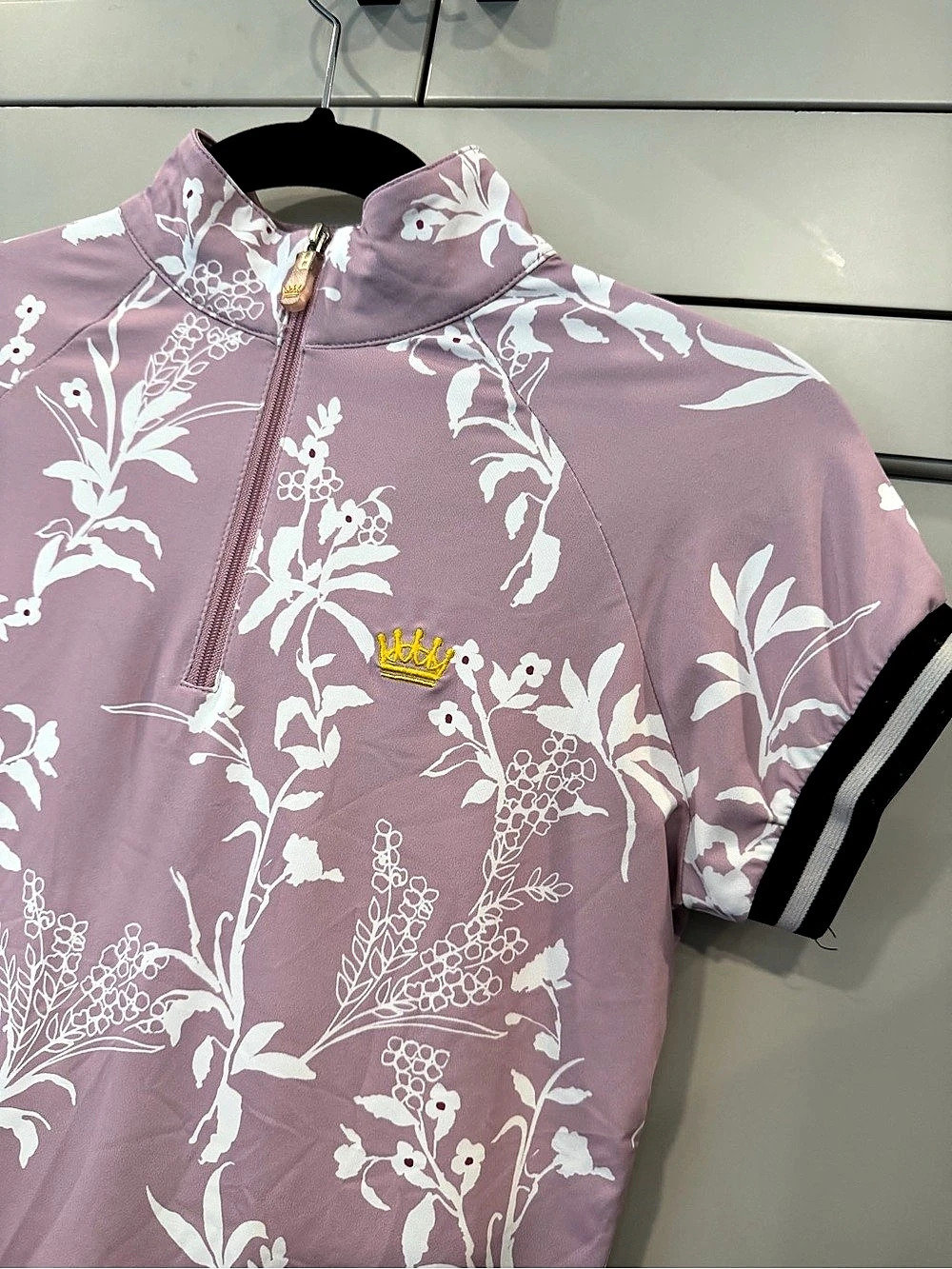 Kastel Denmark Floral equestrian Jersey in Pink & White Size Medium - Picture 3 of 12